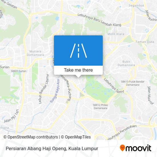Peta Persiaran Abang Haji Openg