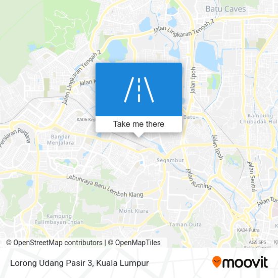 Lorong Udang Pasir 3 map