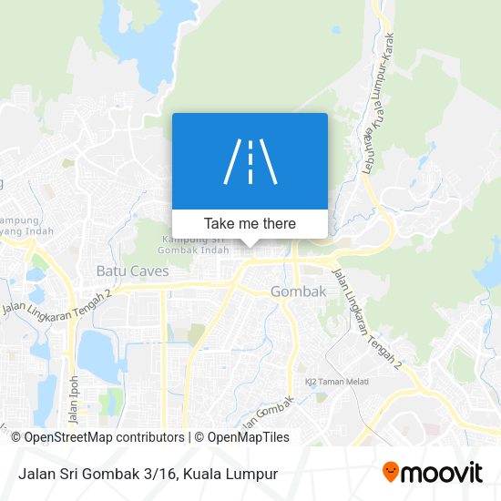 Jalan Sri Gombak 3/16 map