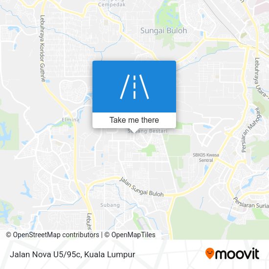 Jalan Nova U5/95c map