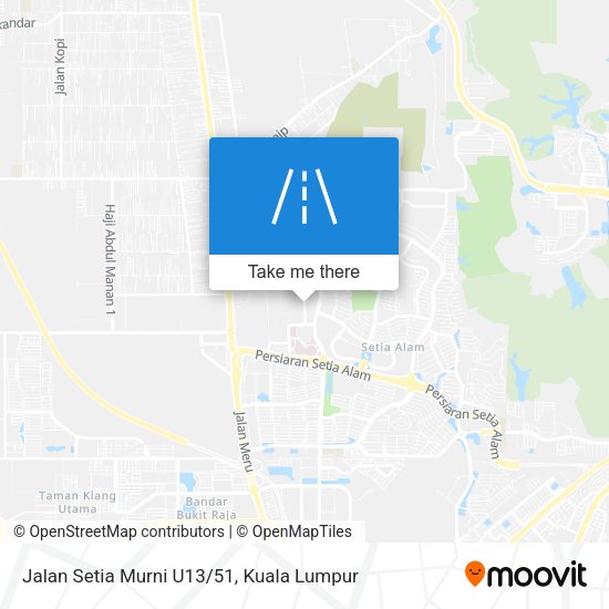 Jalan Setia Murni U13/51 map