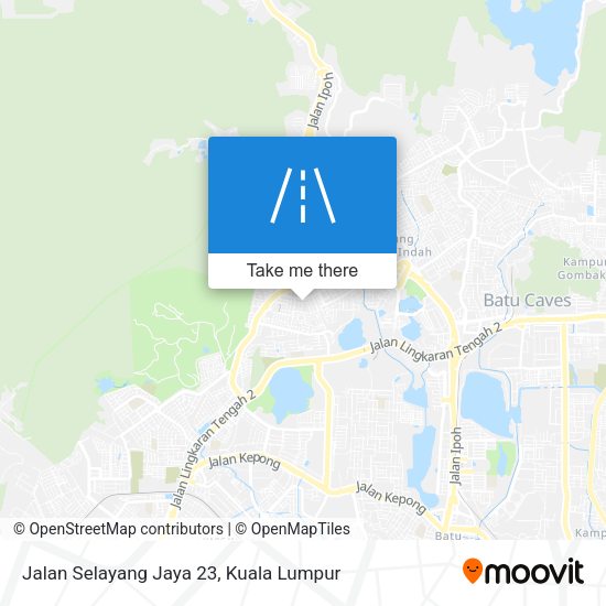 Jalan Selayang Jaya 23 map