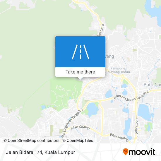 Jalan Bidara 1/4 map