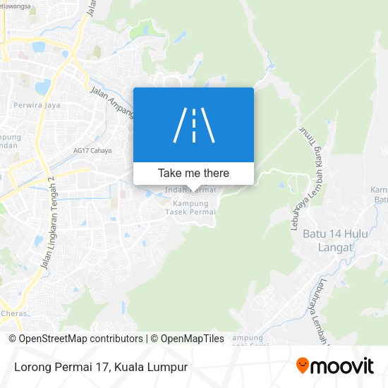 Peta Lorong Permai 17