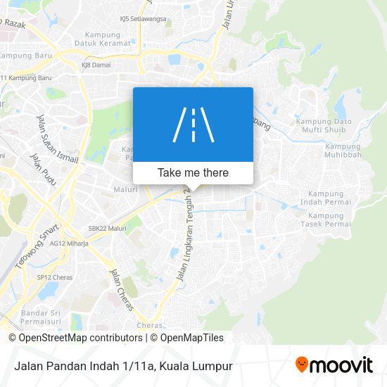 Jalan Pandan Indah 1/11a map