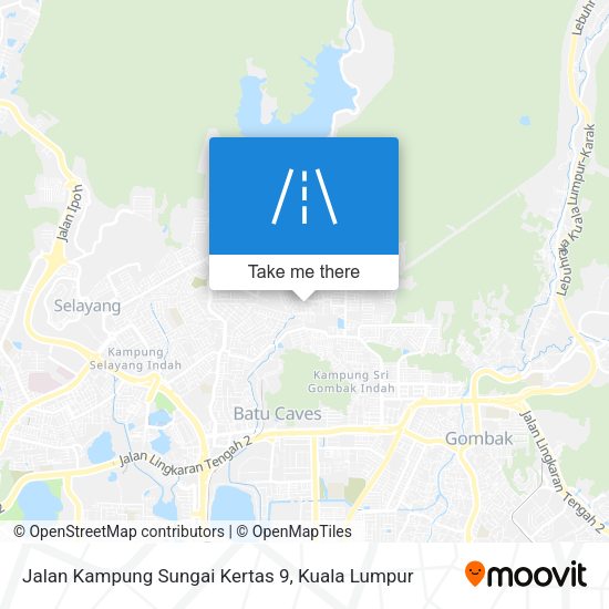 Peta Jalan Kampung Sungai Kertas 9