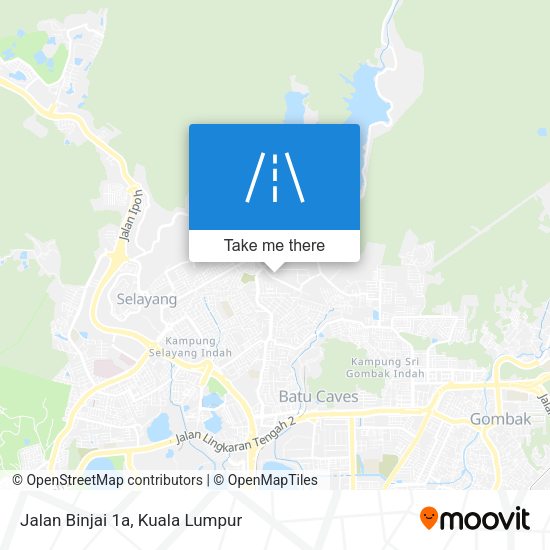 Jalan Binjai 1a map