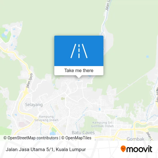 Jalan Jasa Utama 5/1 map