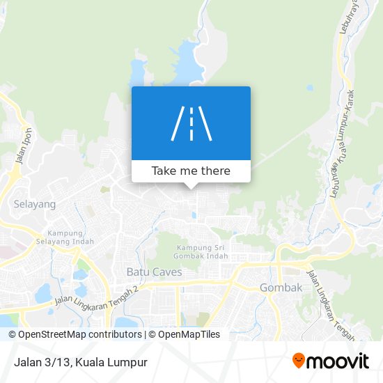 Jalan 3/13 map