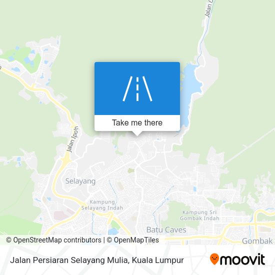 Peta Jalan Persiaran Selayang Mulia