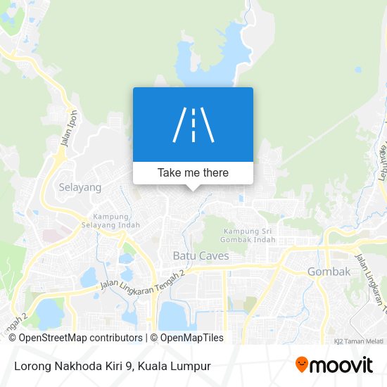 Peta Lorong Nakhoda Kiri 9