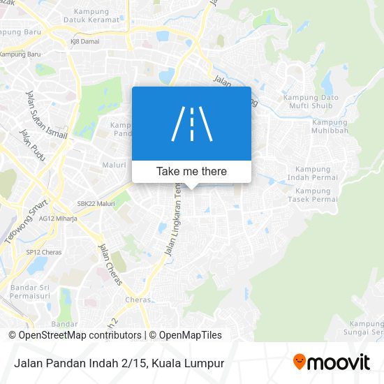 Jalan Pandan Indah 2/15 map