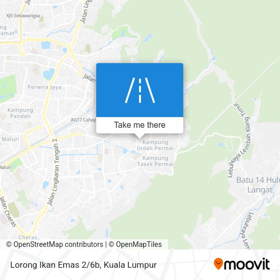 Lorong Ikan Emas 2/6b map