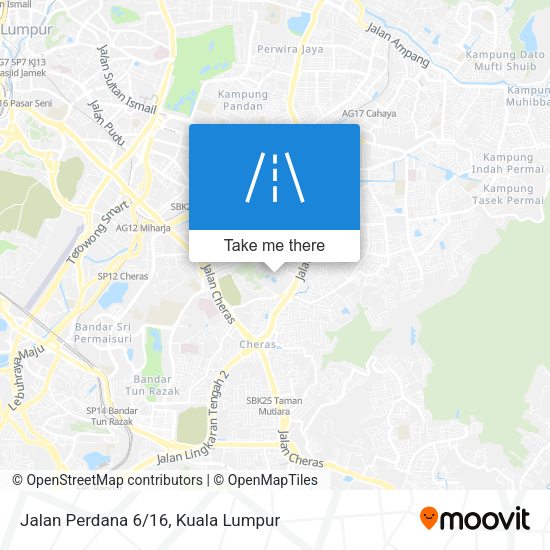 Peta Jalan Perdana 6/16
