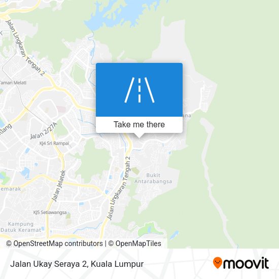 Jalan Ukay Seraya 2 map