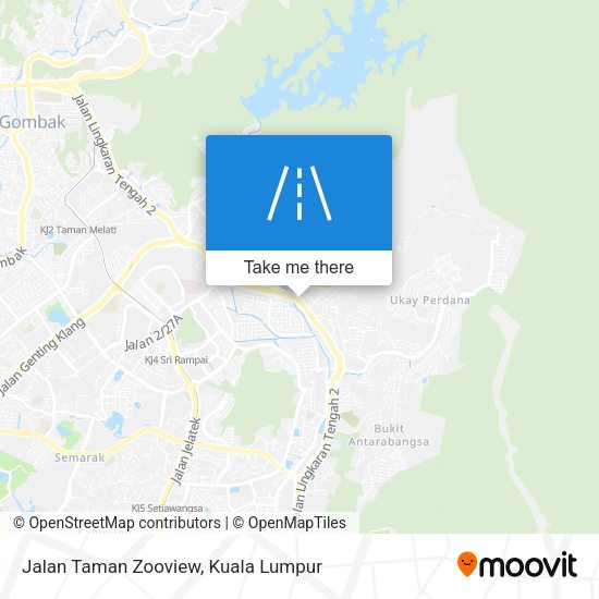 Jalan Taman Zooview map
