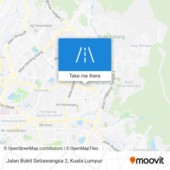 Jalan Bukit Setiawangsa 2 map