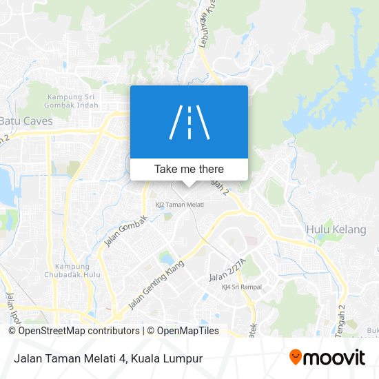 Peta Jalan Taman Melati 4