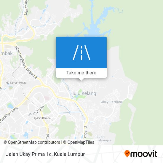 Jalan Ukay Prima 1c map