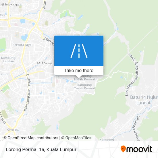 Lorong Permai 1a map