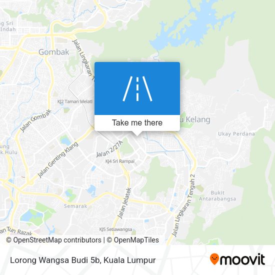 Lorong Wangsa Budi 5b map