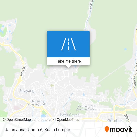 Jalan Jasa Utama 6 map