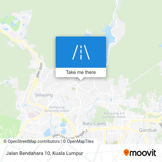 Peta Jalan Bendahara 10