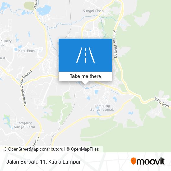 Jalan Bersatu 11 map