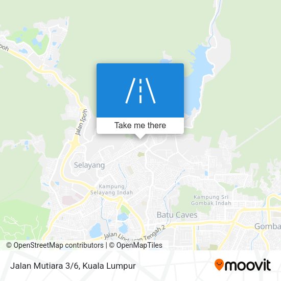 Jalan Mutiara 3/6 map
