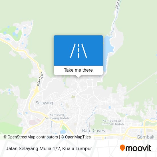 Jalan Selayang Mulia 1/2 map
