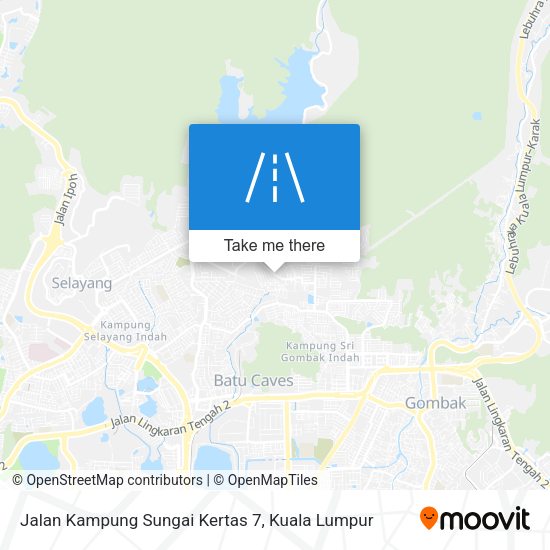 Peta Jalan Kampung Sungai Kertas 7