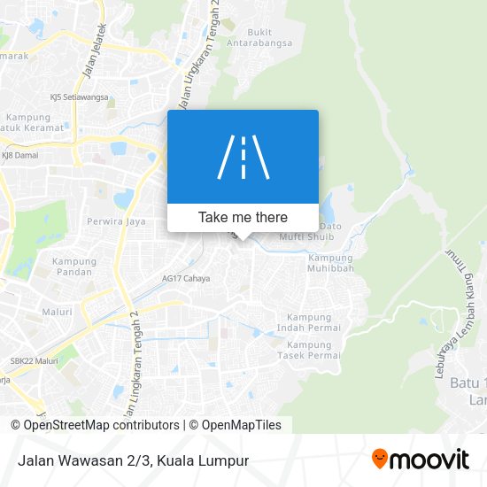 Jalan Wawasan 2/3 map
