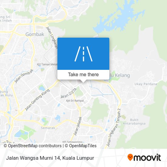 Jalan Wangsa Murni 14 map