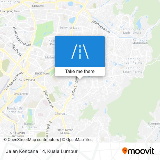 Jalan Kencana 14 map
