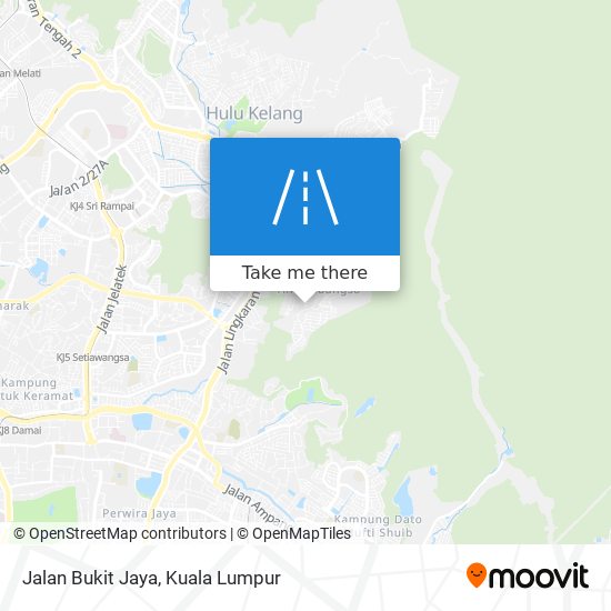 Peta Jalan Bukit Jaya