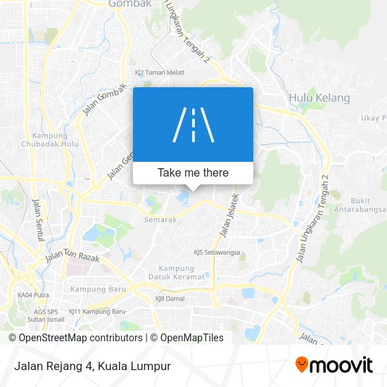 Peta Jalan Rejang 4