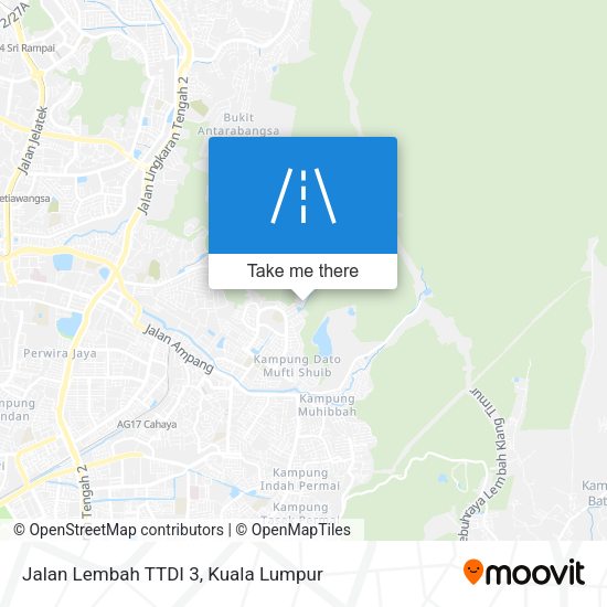 Jalan Lembah TTDI 3 map