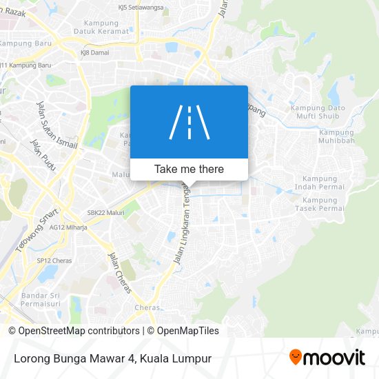 Lorong Bunga Mawar 4 map