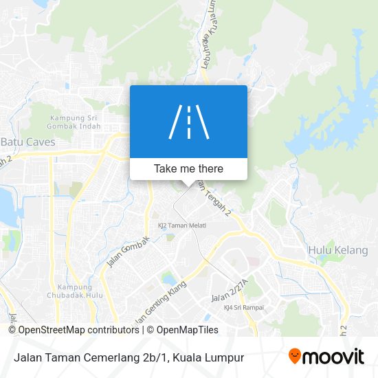 Jalan Taman Cemerlang 2b/1 map
