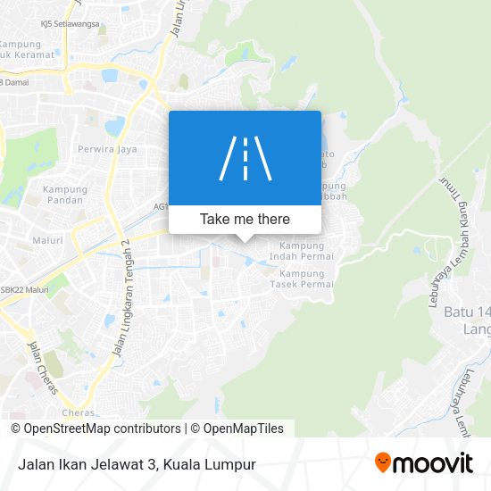 Jalan Ikan Jelawat 3 map