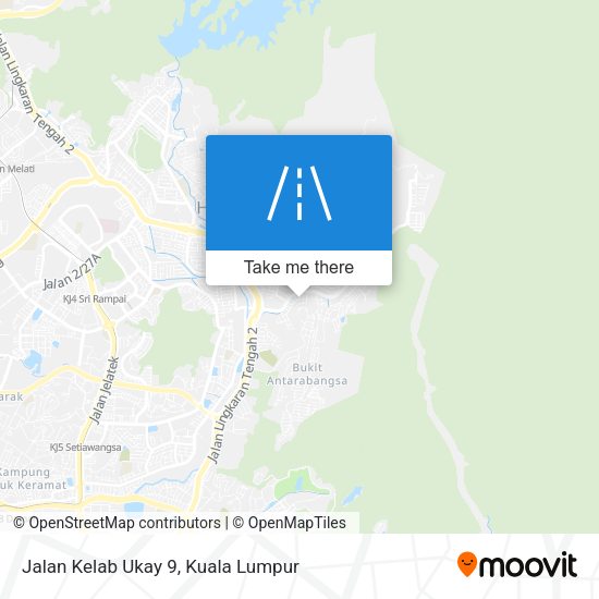 Peta Jalan Kelab Ukay 9