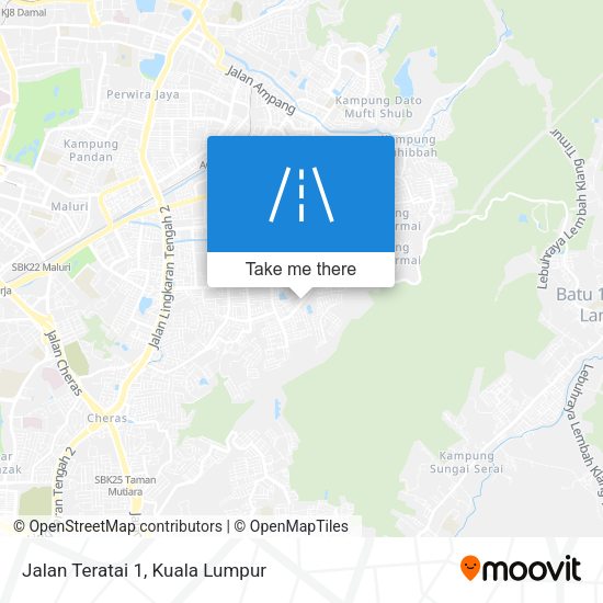 Peta Jalan Teratai 1