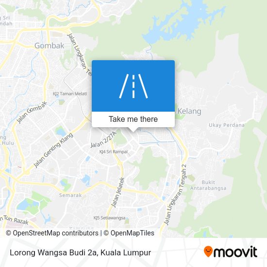 Lorong Wangsa Budi 2a map