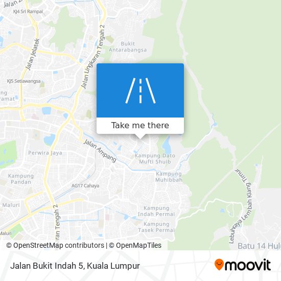 Jalan Bukit Indah 5 map