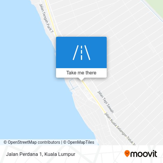 Jalan Perdana 1 map