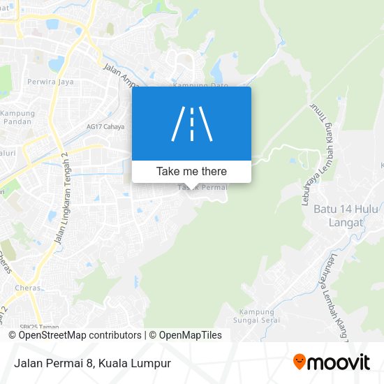 Peta Jalan Permai 8