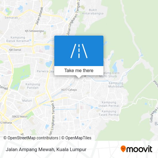 Peta Jalan Ampang Mewah