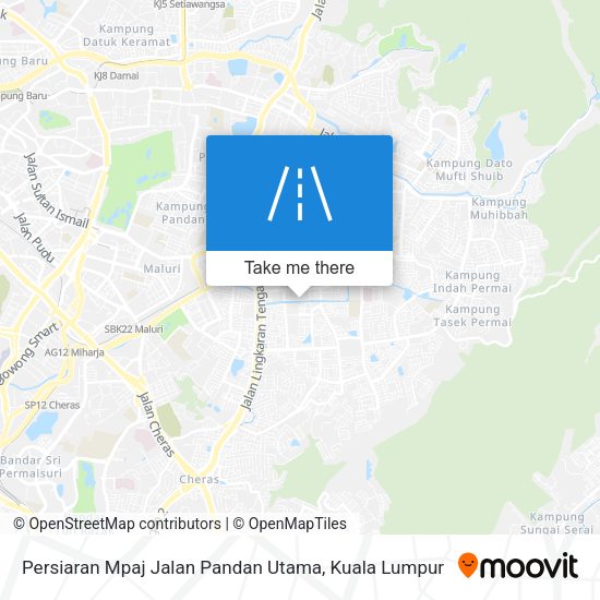 Peta Persiaran Mpaj Jalan Pandan Utama