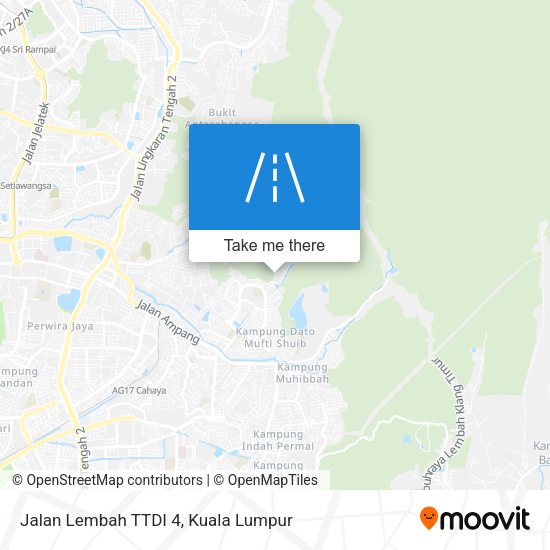 Jalan Lembah TTDI 4 map