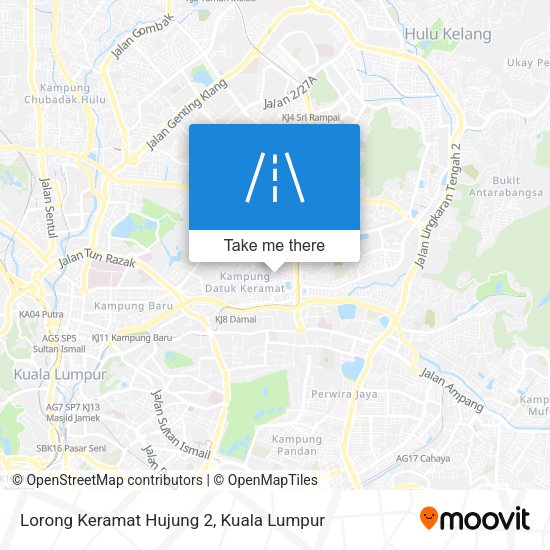 Peta Lorong Keramat Hujung 2